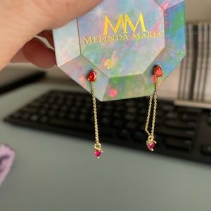 Melinda Maria - drop chains ruby (brandnew)